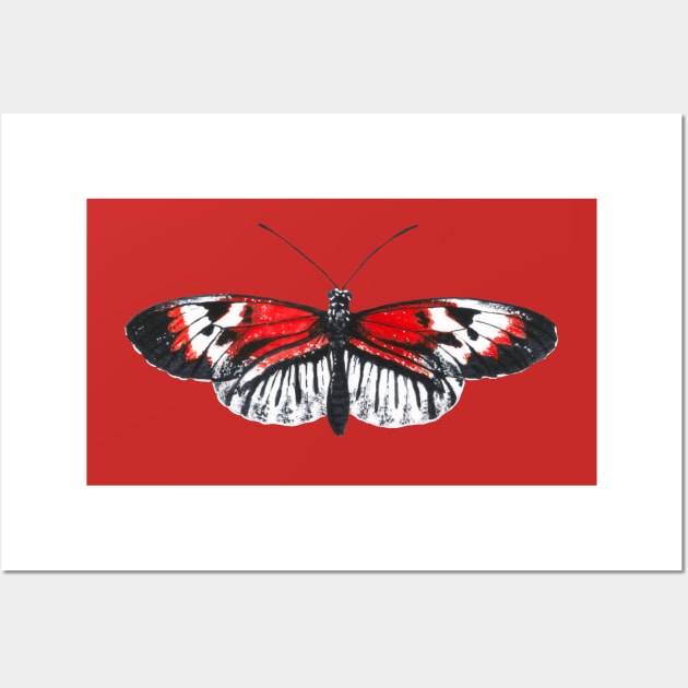 Piano key butterfly Wall Art by Savousepate